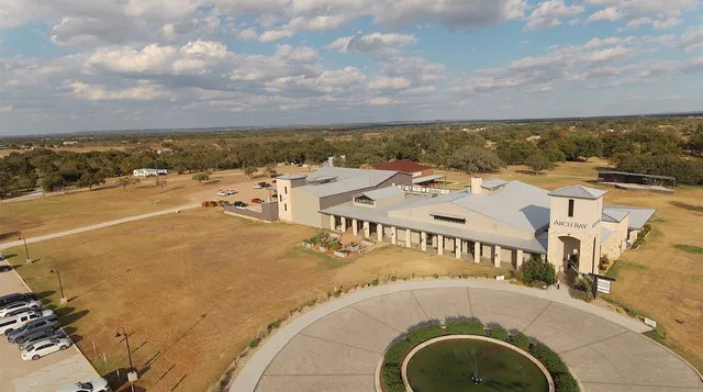 a view of city and ocean