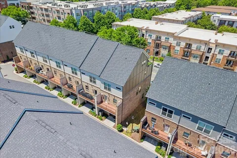 a aerial view of a house