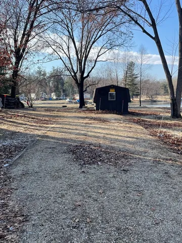 a view of road with trees