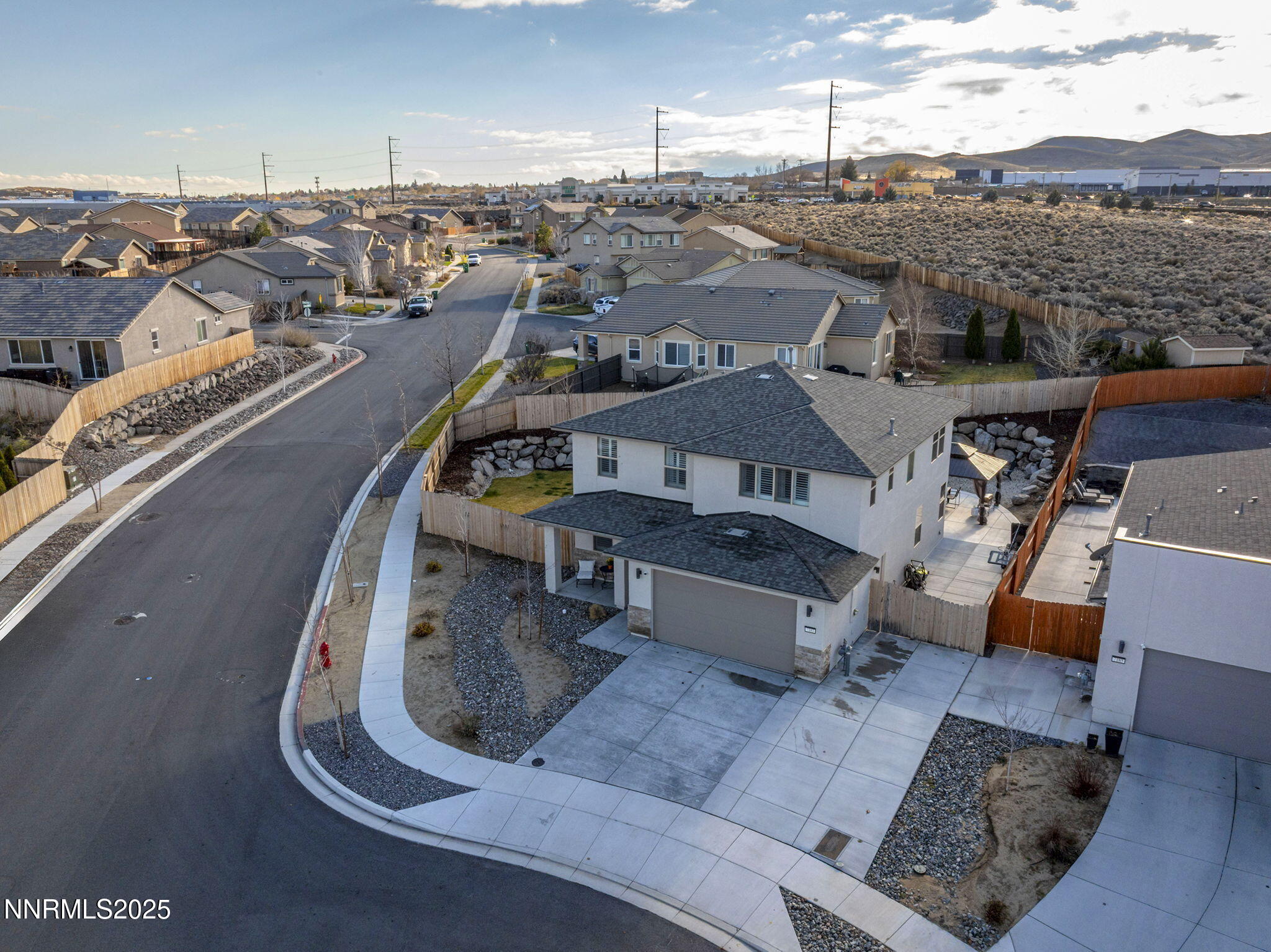 7181 Mustengo Drive Reno, NV 89506 - Photo 32 of 37 an aerial view of a house