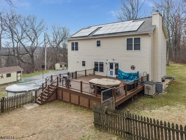 an outdoor space with seating