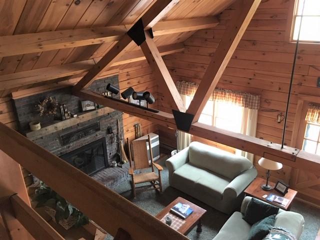 2027 Ridgeview Road Kingfield, ME 04947 - Photo 13 of 23 Looking down onto living room