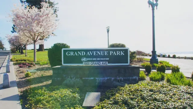 a view of a swimming pool and a yard