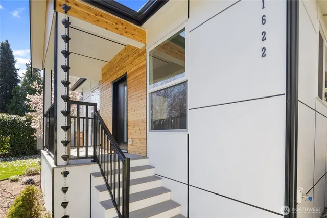 a view of front door