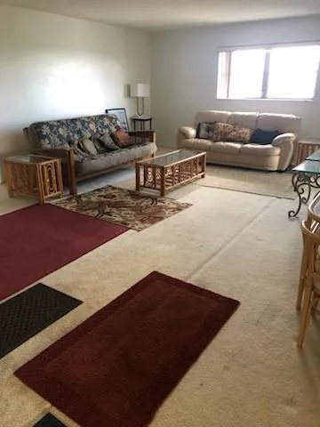a living room with a couch