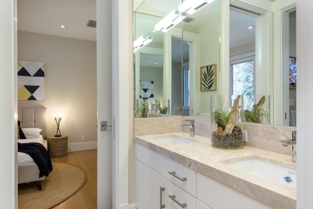 a living room with furniture and window
