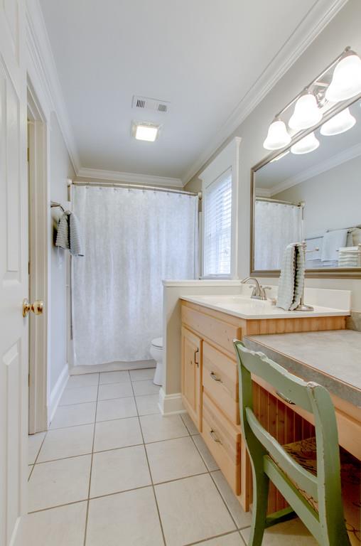 1727 Walden Ridge Road Manchester, TN 37355 - Photo 21 of 29 a spacious bathroom with a granite countertop sink a mirror and a shower