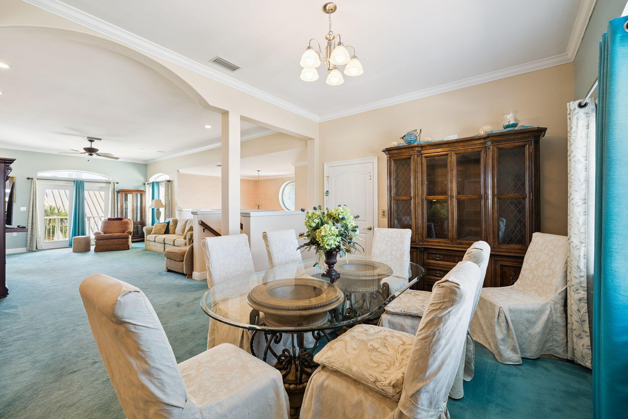 111 Snowdrift Road Miramar Beach, FL 32550 - Photo 16 of 32 a view of a dining room with furniture window and wooden floor