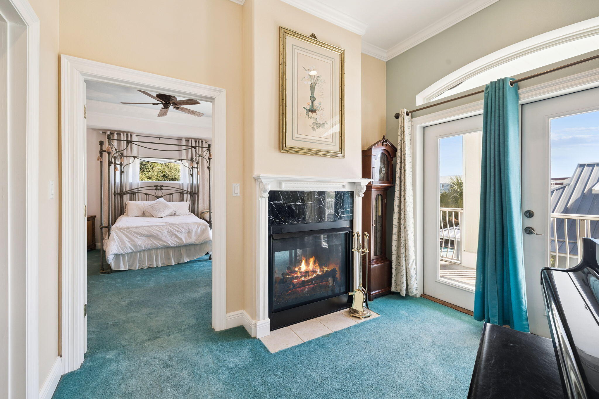 111 Snowdrift Road Miramar Beach, FL 32550 - Photo 20 of 32 a view of a livingroom with furniture and a fireplace