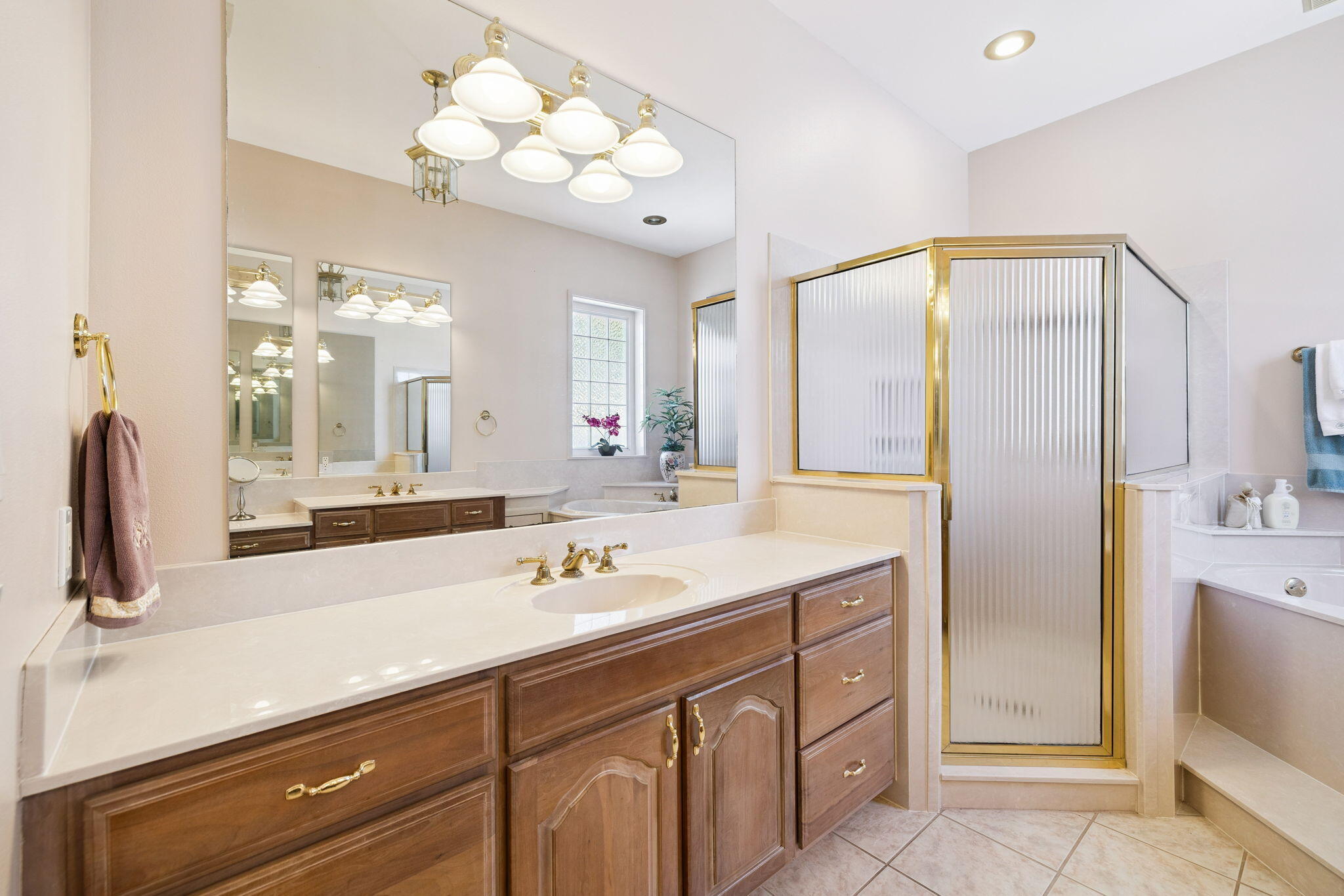 111 Snowdrift Road Miramar Beach, FL 32550 - Photo 23 of 32 a spacious bathroom with a double vanity sink mirror and double
