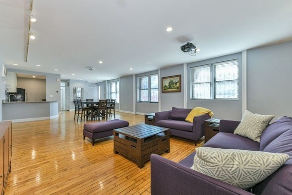 330 E Street, Unit 1 Boston, MA 02127 - Photo 8 of 24 a living room with furniture and wooden floor