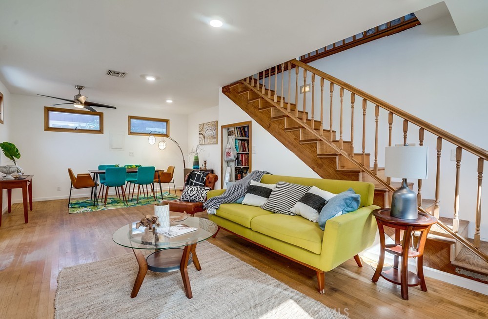711 Marco Place Venice, CA 90291 - Photo 3 of 14 a living room with furniture and a wooden floor