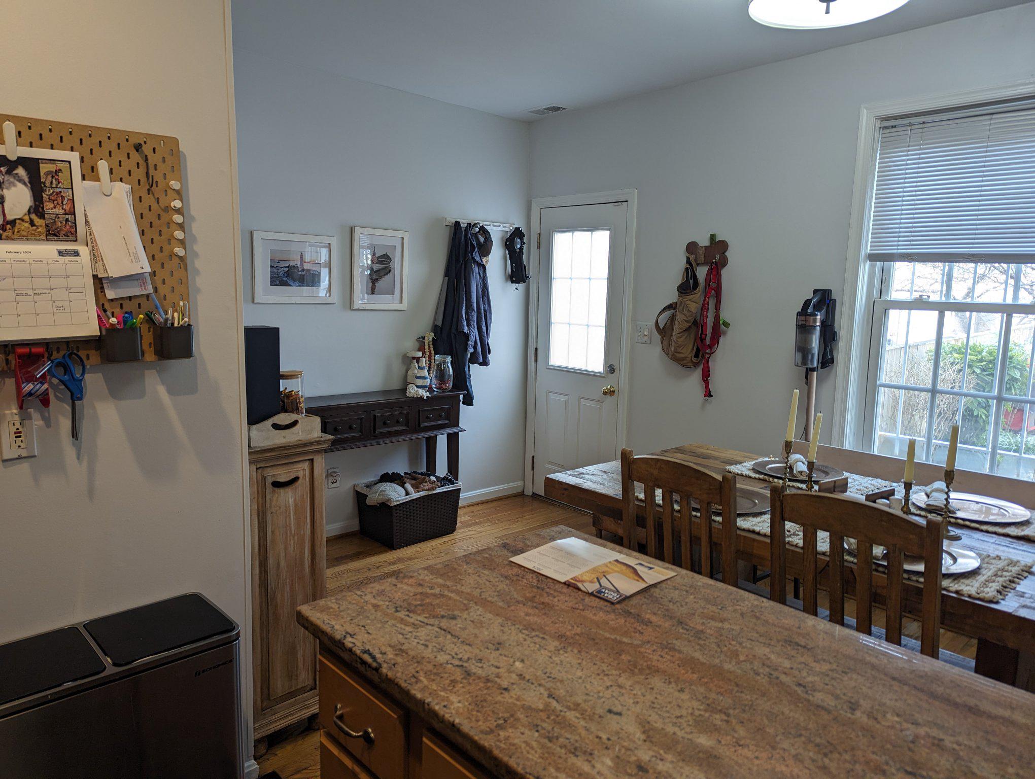 726 6th Street Northeast, Unit 1 Washington, DC 20002 - Photo 10 of 27 Kitchen island overlooking dining area.