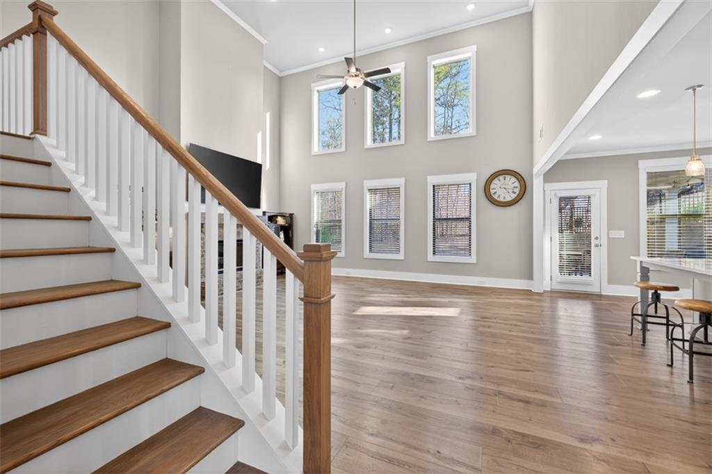 2588 Traditions Way Jefferson, GA 30549 - Photo 41 of 84 a view of an entryway with wooden floor and windows