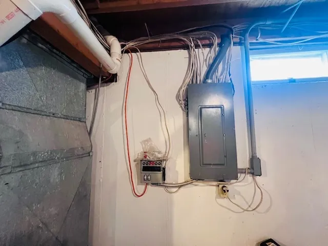 a view of a door with a glass door