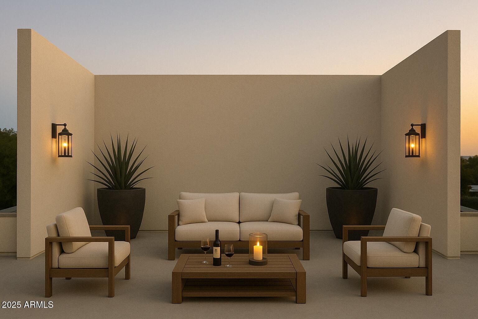 10310 North 37th Street Phoenix, AZ 85028 - Photo 32 of 51 a living room with furniture and a potted plant