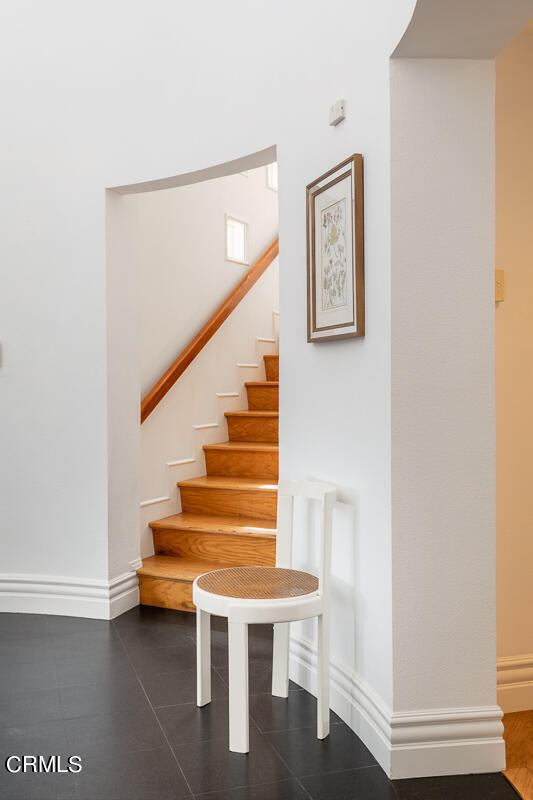 1437 Rutherford Drive Pasadena, CA 91103 - Photo 21 of 44 a view of entryway and hall with wooden floor