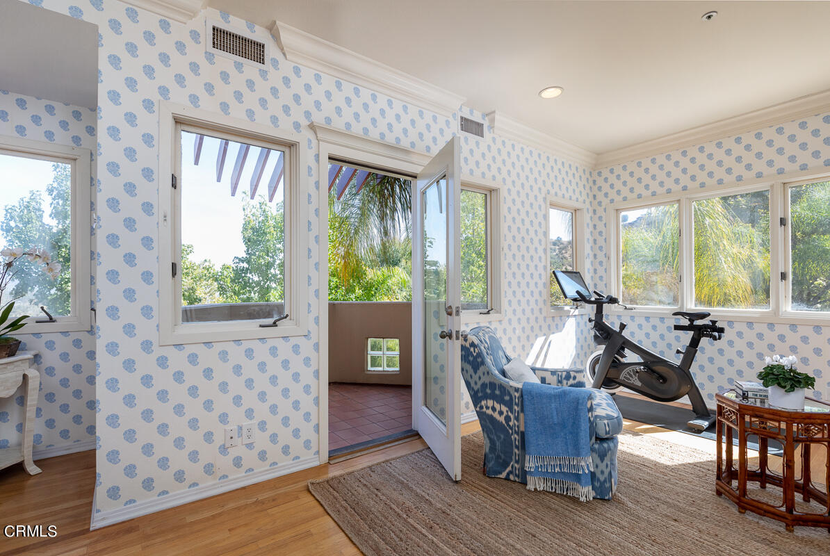 1437 Rutherford Drive Pasadena, CA 91103 - Photo 29 of 44 a living room with furniture and wooden floor
