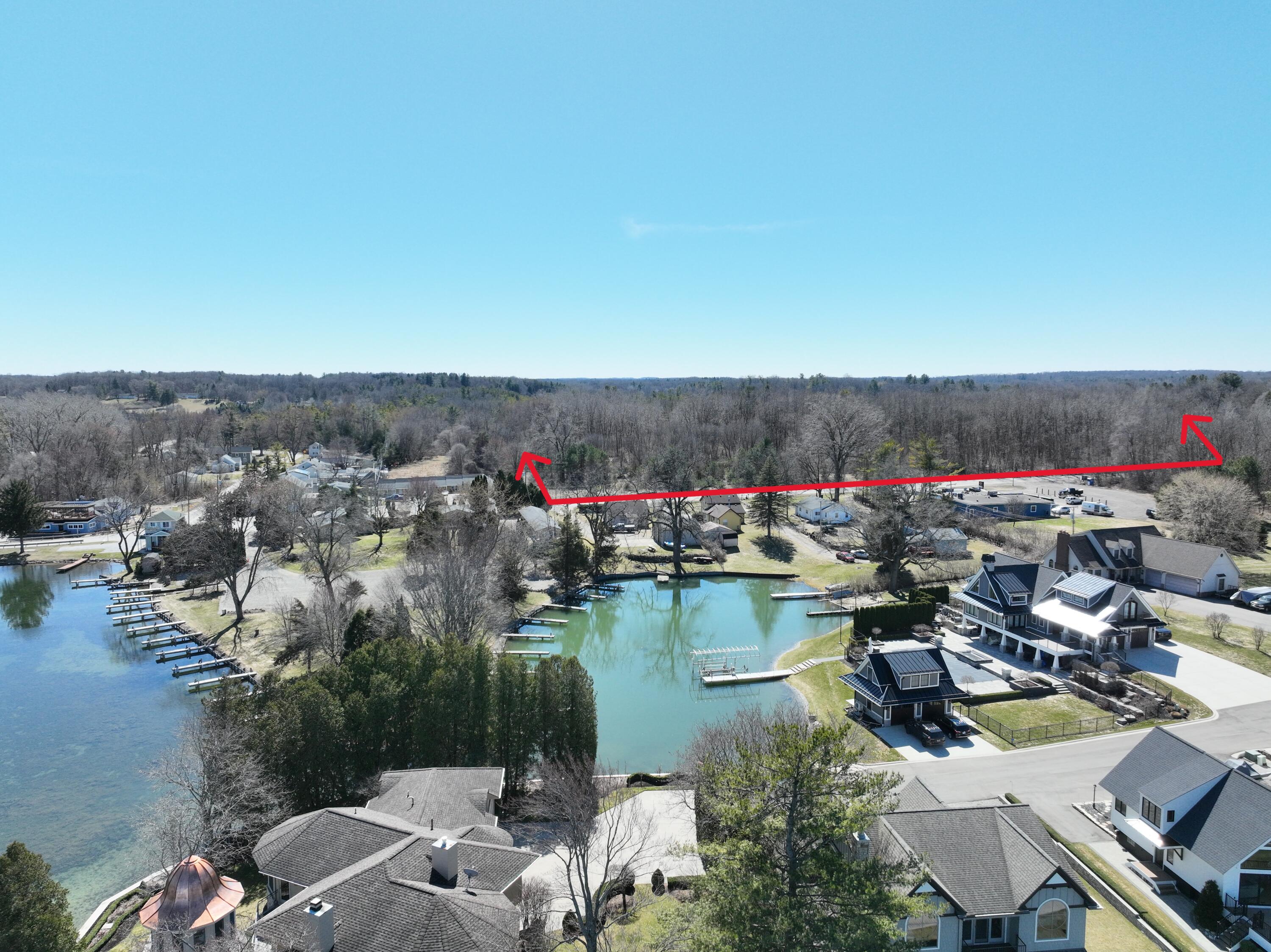 Tbd Lakeville Road Leonard, MI 48367 - Photo 27 of 29 Marina with Boundary