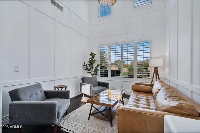 a view of a volley ball court