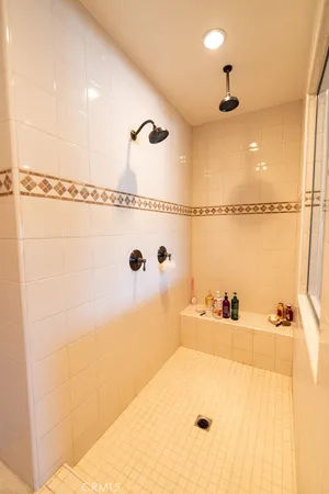 a bathroom with a tub