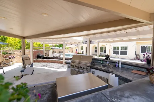 a living room filled with furniture