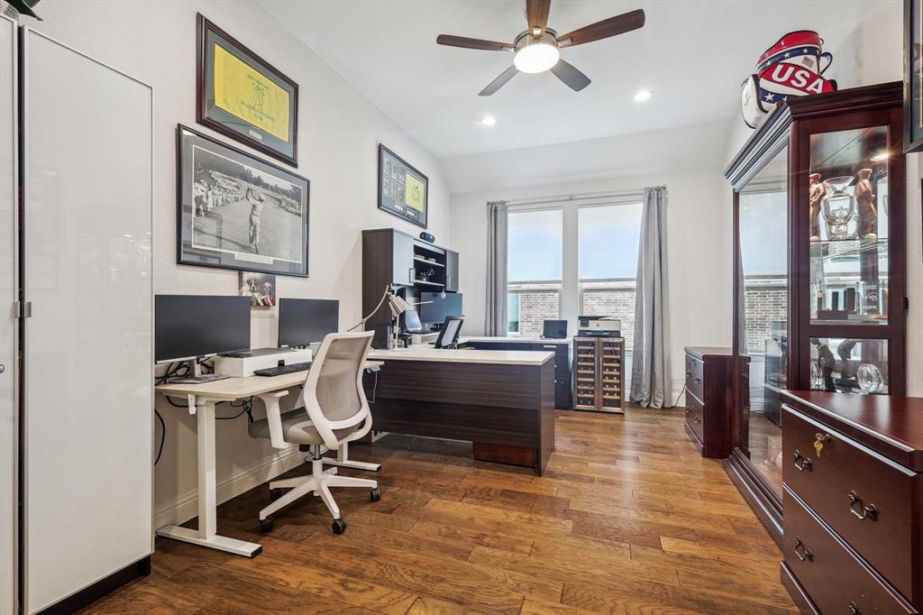 1601 Twistleaf Road Flower Mound, TX 76226 - Photo 15 of 39 a view of a workspace with furniture and a window