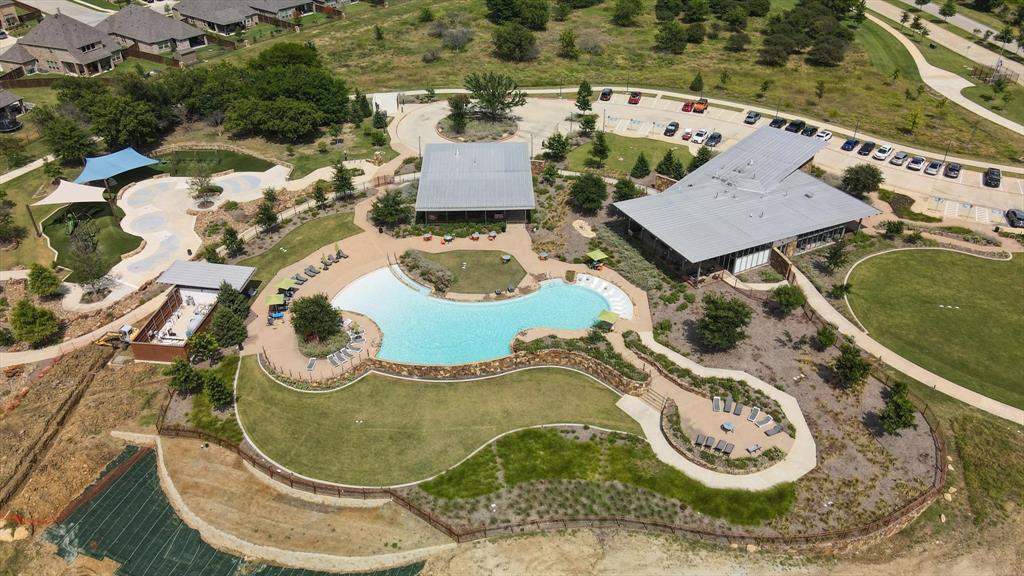 1601 Twistleaf Road Flower Mound, TX 76226 - Photo 35 of 39 an aerial view of a house with swimming pool and outdoor seating