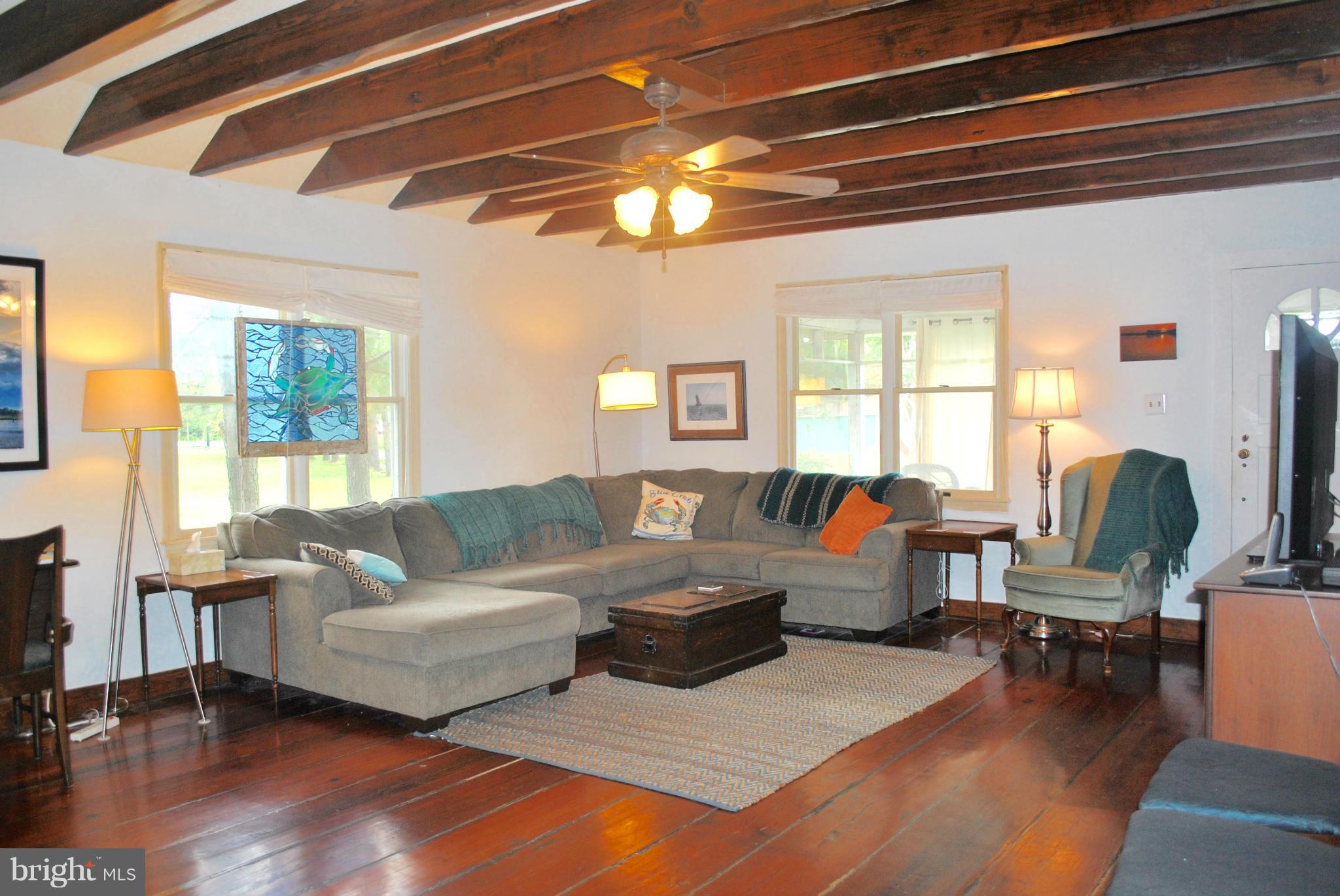 6359 Thamert Road Neavitt, MD 21652 - Photo 6 of 30 Living Room W/wide plank wood floors