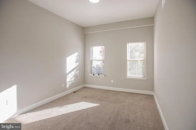 a view of an empty room