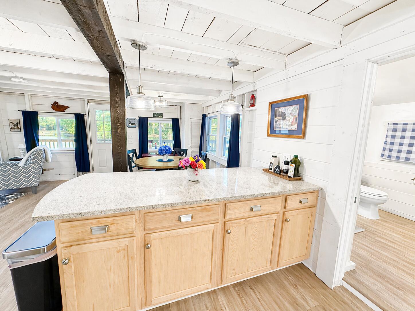 628 Springy Pond Road Otis, ME 04605 - Photo 16 of 28 Open concept of Kitchen and Dining