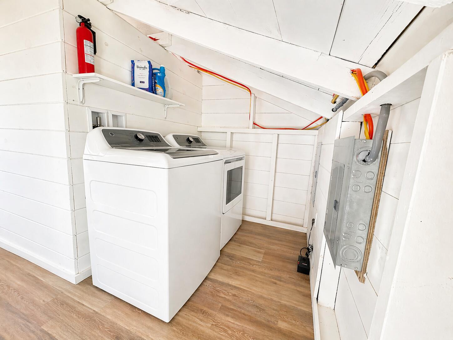 628 Springy Pond Road Otis, ME 04605 - Photo 21 of 28 Upstairs washer and dryer