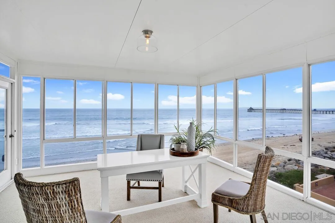1206 Seacoast Drive, Unit C Imperial Beach, CA 91932 - Photo 4 of 32 a living room with furniture and a floor to ceiling window