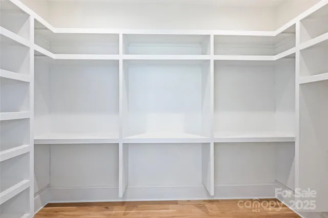 a view of room with walk in closet