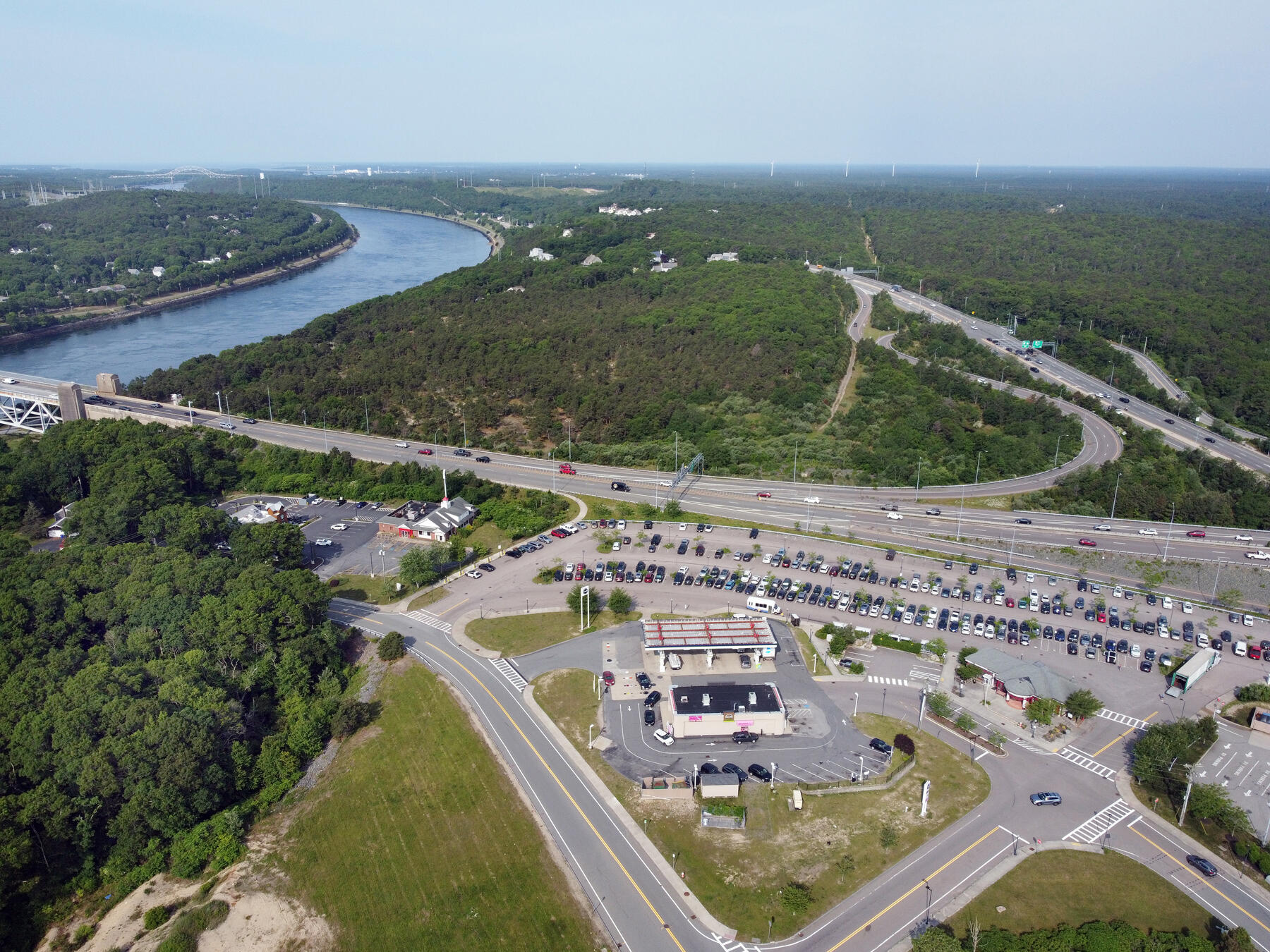 0 State Road Sagamore Beach, MA 02562 - Photo 12 of 14 an aerial view of residential houses with outdoor space