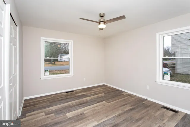 a view of an empty room