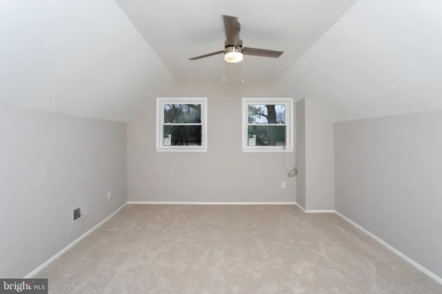 a view of an empty room