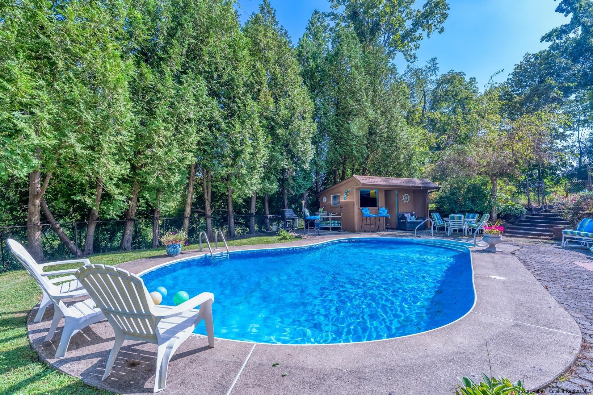 195 Arnold Drive Kingston, NY 12401 - Photo 31 of 35 a view of a swimming pool with a patio