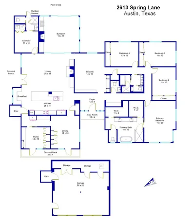 $2,999,000 | 2613 Spring Lane, Austin, TX 78703