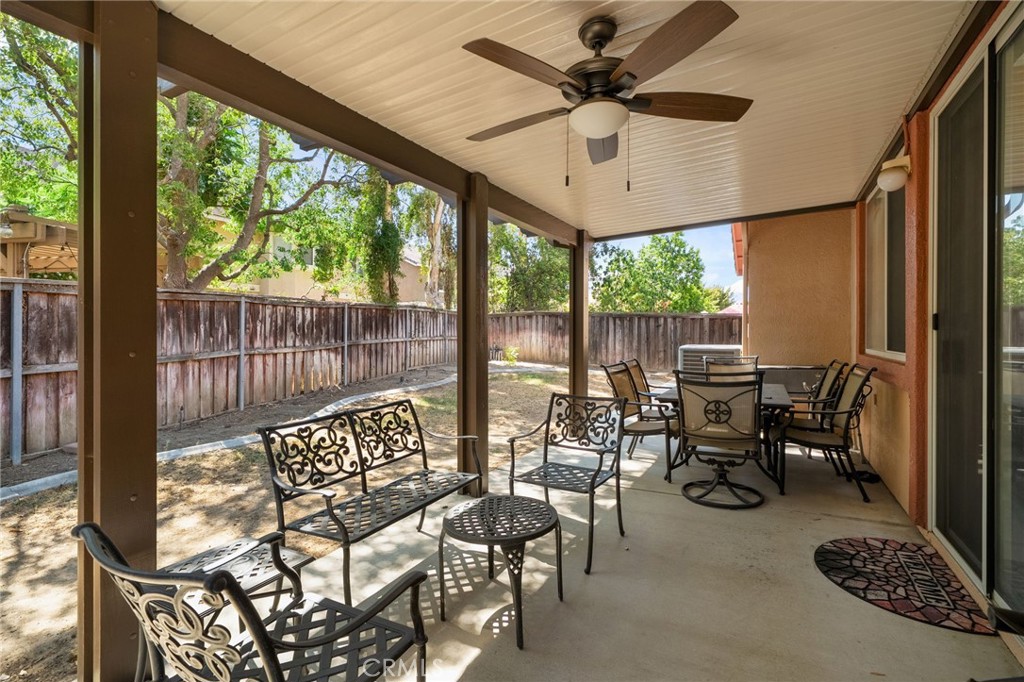 9403 Old Post Drive Rancho Cucamonga, CA 91730 - Photo 32 of 38 a view of a dining room with furniture window and outside view