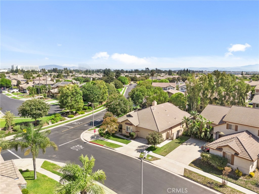 9403 Old Post Drive Rancho Cucamonga, CA 91730 - Photo 37 of 38 an aerial view of a house with a garden