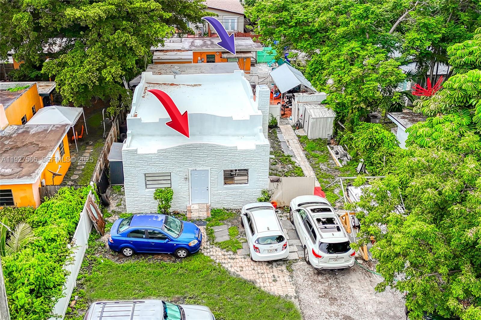 2516 Cleveland Street Hollywood, FL 33020 - Photo 5 of 42 a aerial view of a house with swimming pool and sitting area