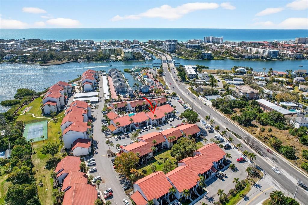 1632 Stickney Point Road, Unit 201 Sarasota, FL 34231 - Photo 34 of 43 an aerial view of a city