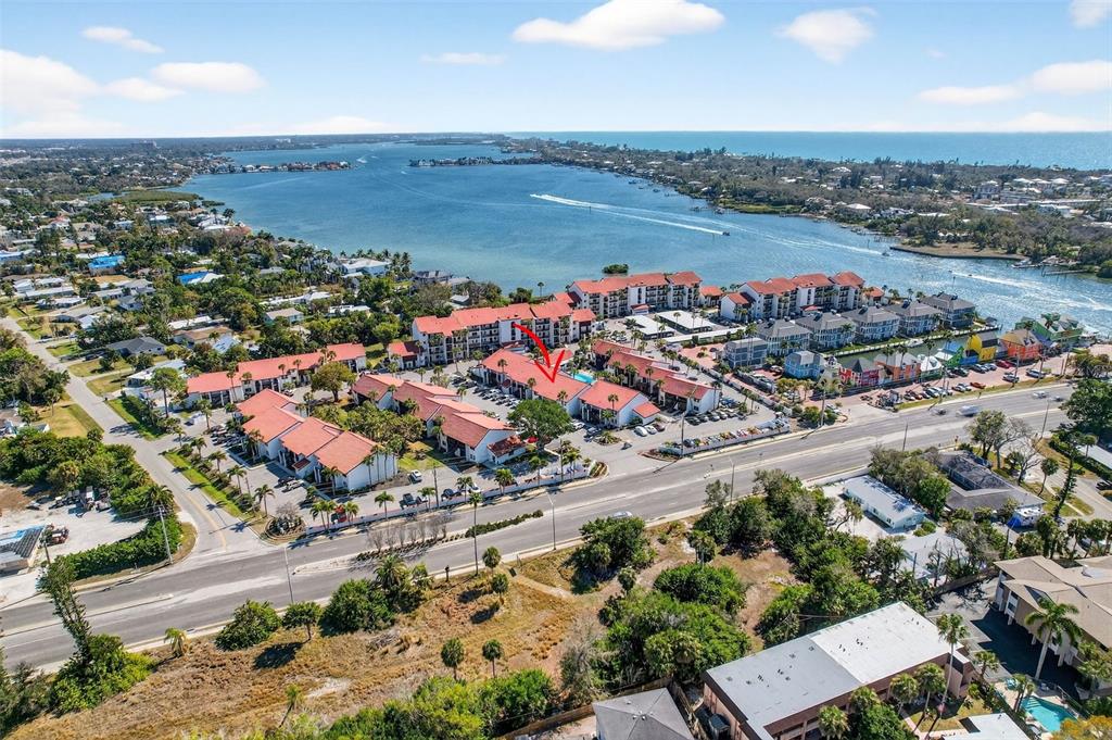 1632 Stickney Point Road, Unit 201 Sarasota, FL 34231 - Photo 37 of 43 an aerial view of a city
