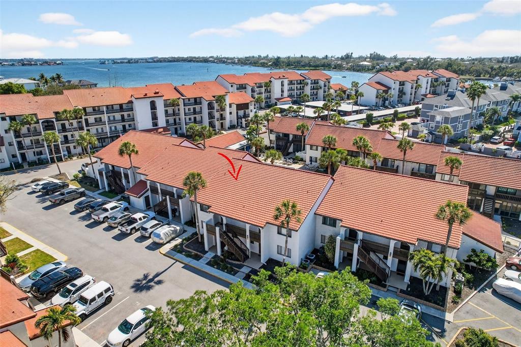 1632 Stickney Point Road, Unit 201 Sarasota, FL 34231 - Photo 42 of 43 an aerial view of a city