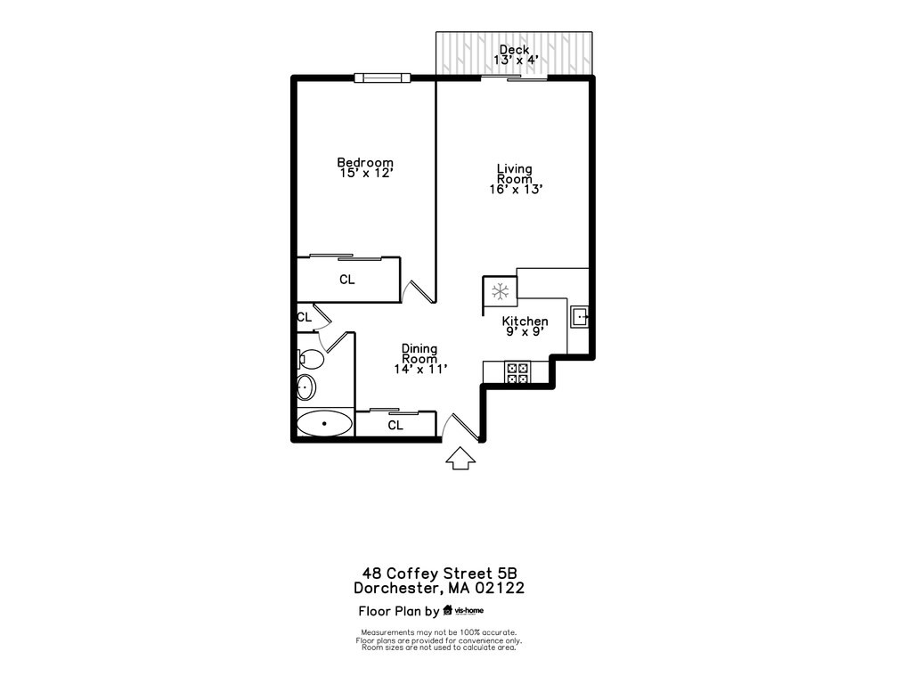 48 Coffey Street, Unit 5B Boston, MA 02122 - Photo 31 of 31 a picture of a floor plan