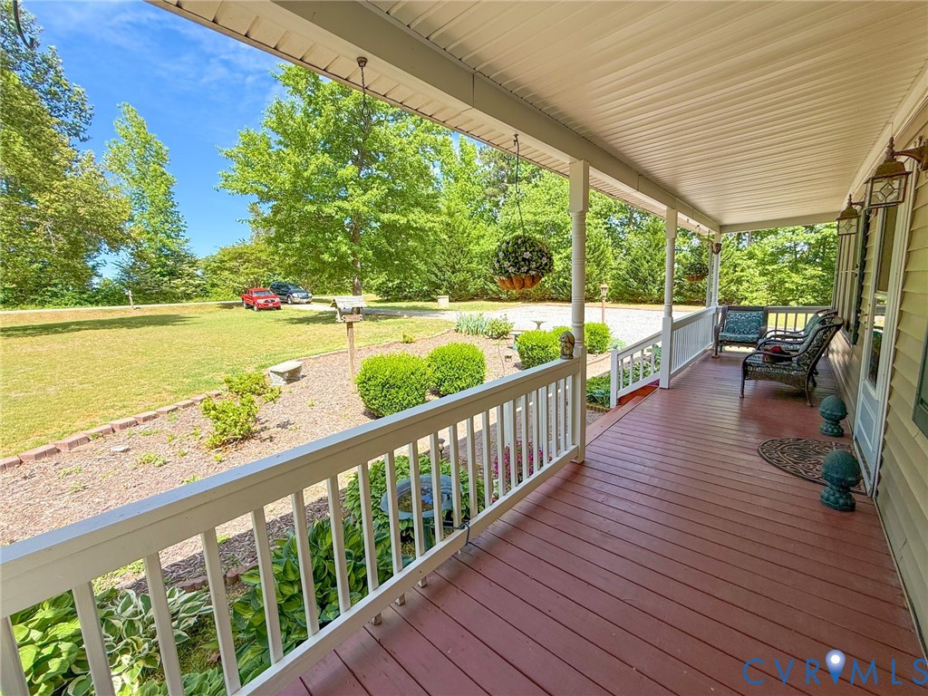 45 Gallion Town Road Victoria, VA 23974 - Photo 28 of 41 a view of a deck with wooden floor and outdoor space