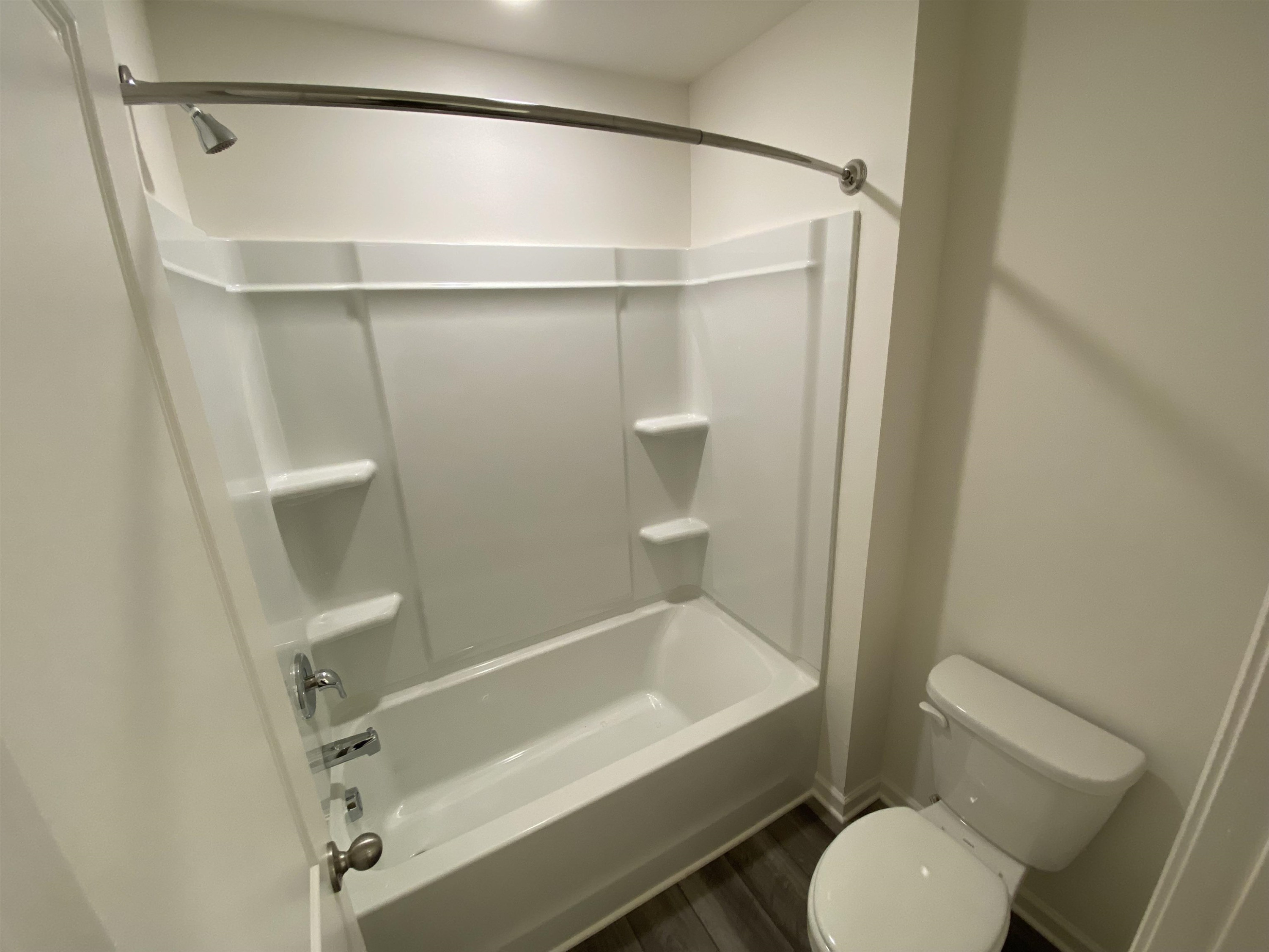 3403 A Walker Wilson, NC 27893 - Photo 15 of 23 a bathroom with a shower and a toilet