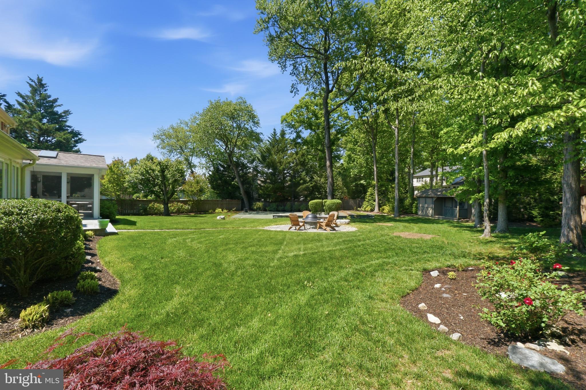 9904 Hall Road Potomac, MD 20854 - Photo 32 of 37 a garden view with a sitting space