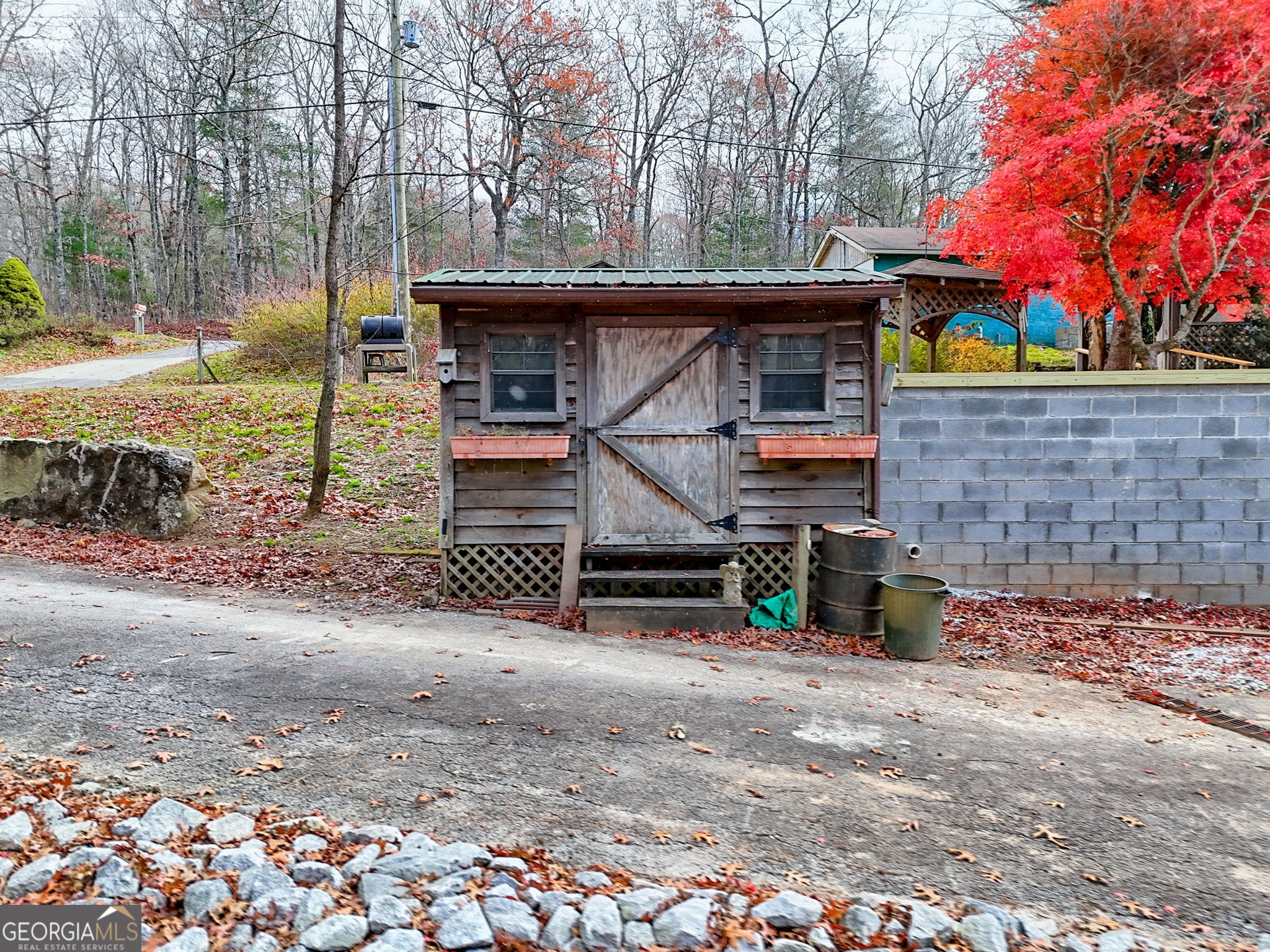 7829 Dillard Road Scaly Mountain, NC 28775 - Photo 89 of 97 a view of a house with a yard